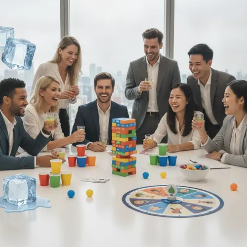 הדרך לשבור את הקרח במשרד עם משחקי שתייה מיוחדים שמתאימים לאירועי חברה